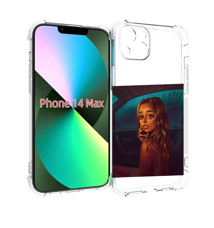 

Чехол MyPads пуп-невесты женский для iPhone 14 Plus (6.7), Прозрачный, Tocco