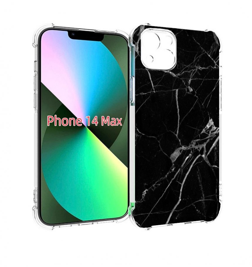 

Чехол MyPads разбитое стекло для iPhone 14 Plus (6.7), Прозрачный, Tocco