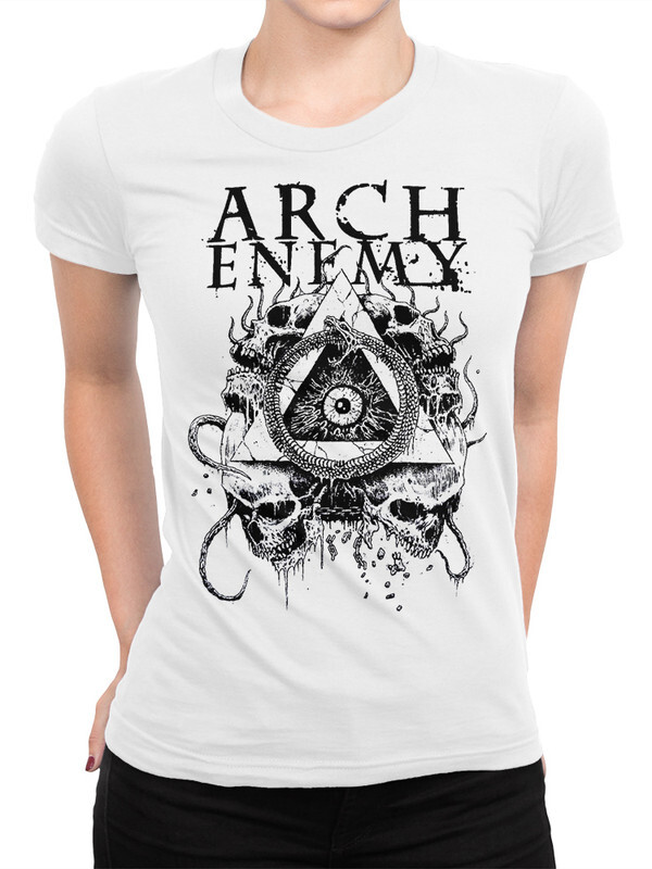 фото Футболка женская design heroes arch enemy белая 2xl