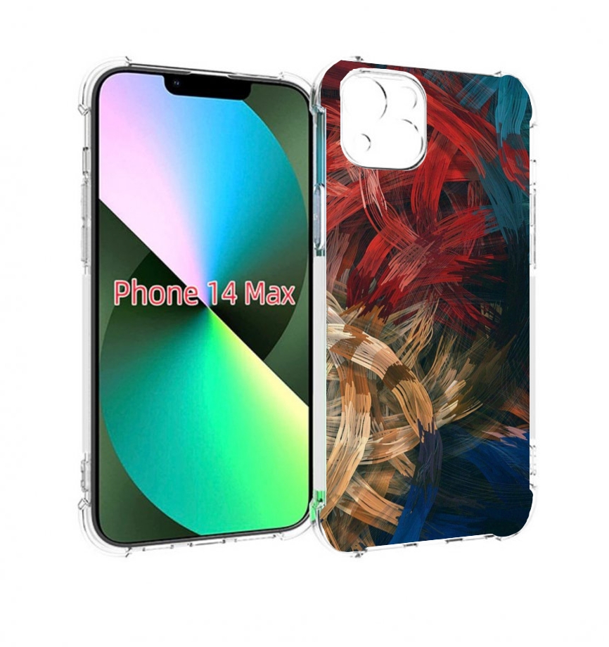 

Чехол MyPads раскрашенная медь для iPhone 14 Plus (6.7), Прозрачный, Tocco