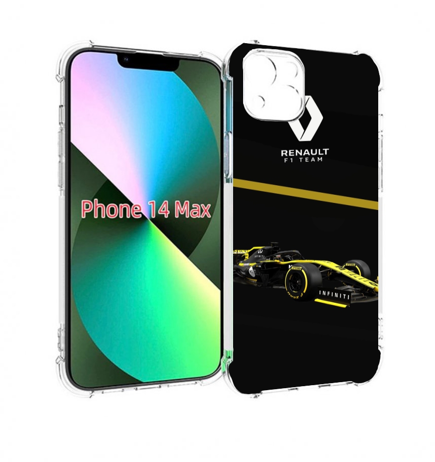 

Чехол MyPads renault 2 для iPhone 14 Plus (6.7), Прозрачный, Tocco