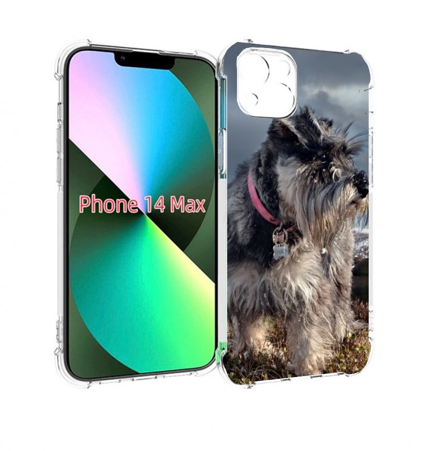 

Чехол MyPads ризеншнауцер 2 для iPhone 14 Plus (6.7), Прозрачный, Tocco