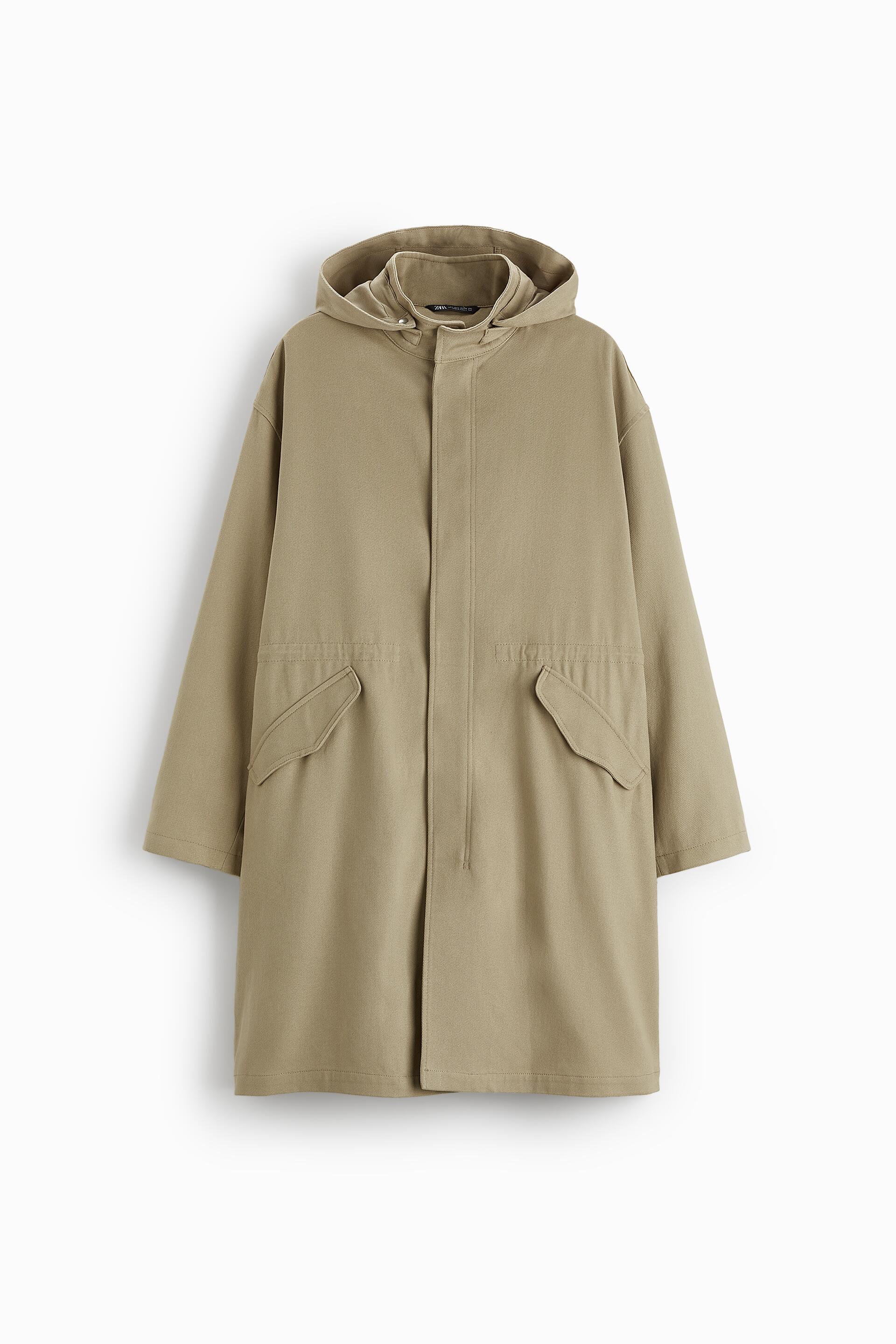

Пальто мужское ZARA 00706327 коричневое S (доставка из-за рубежа), 00706327