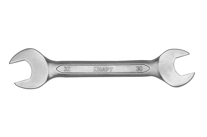 KRAFT KT700537 Ключ рожковый 3032мм (Cr-V, хол. штамп, холдер) ударный рожковый ключ kraft