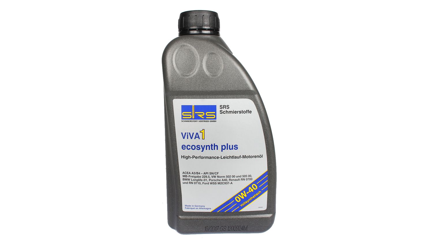 Моторное масло SRS VIVA 1 ecosynth 0W40 1л