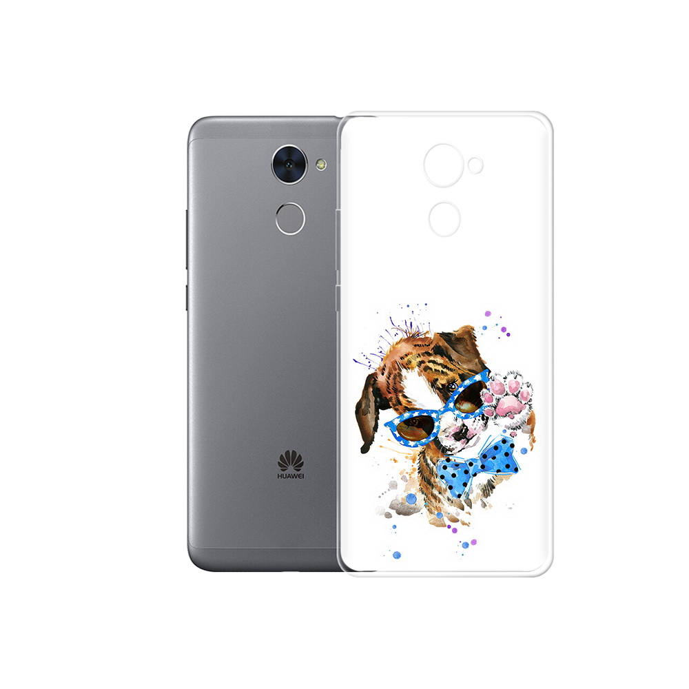 

Чехол MyPads Tocco для Huawei Enjoy 7 Plus лапочка (PT74186.70.434), Прозрачный, Tocco