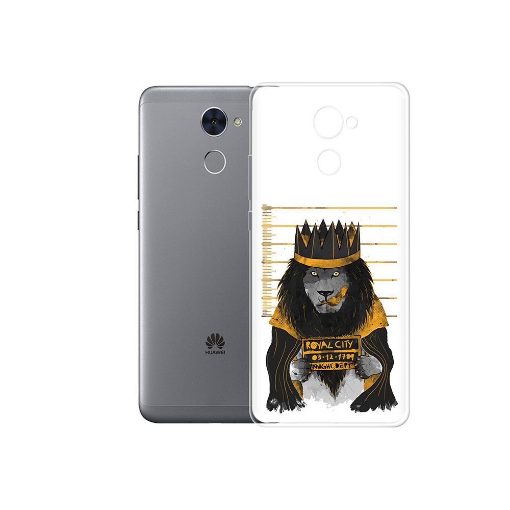 

Чехол MyPads Tocco для Huawei Enjoy 7 Plus лев в законе (PT74186.70.435), Прозрачный, Tocco