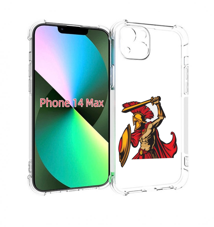 

Чехол MyPads римский-воин для iPhone 14 Plus (6.7), Прозрачный, Tocco