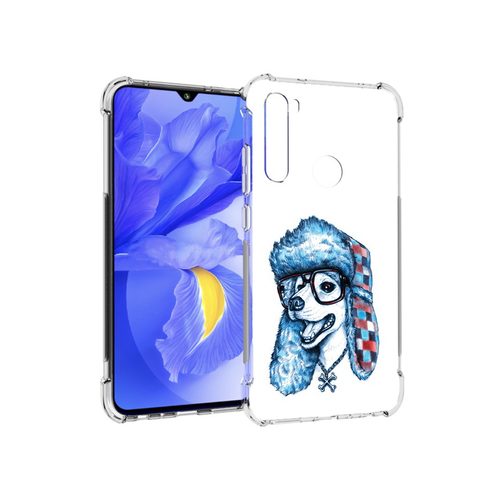 

Чехол MyPads Tocco для Xiaomi Redmi Note 8T зимний пес (PT140720.278.362), Прозрачный, Tocco