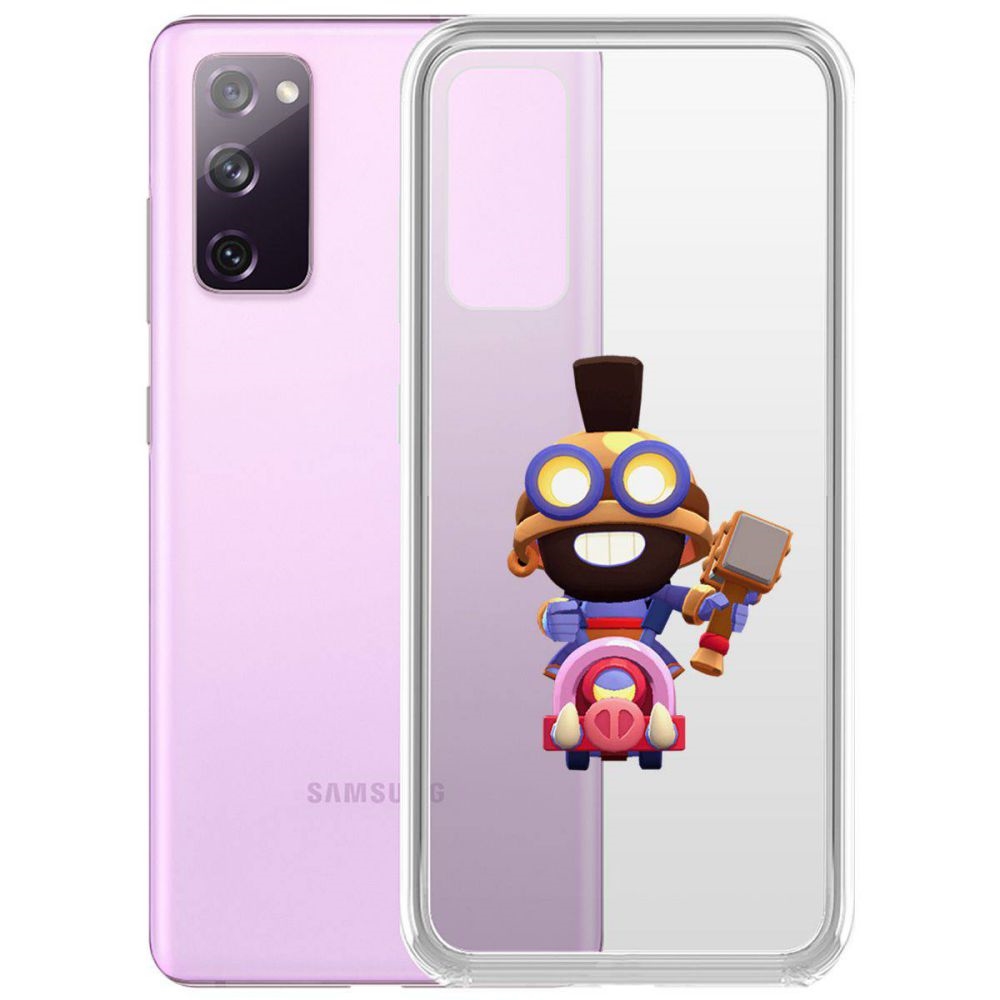 

Чехол-накладка Brawl Stars-Карл Всадник на кабане для Samsung Galaxy S20 FE