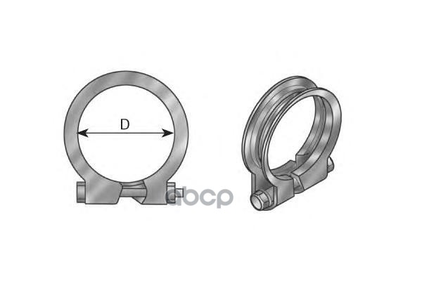 

Din99100 Хомут Трубы Глушителя D100-104,0 Mm (Цинк)\Rvi