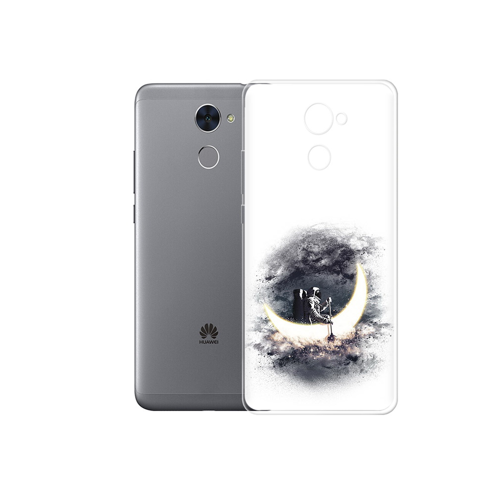 

Чехол MyPads Tocco для Huawei Enjoy 7 Plus лунный путешественник (PT74186.70.448), Прозрачный, Tocco