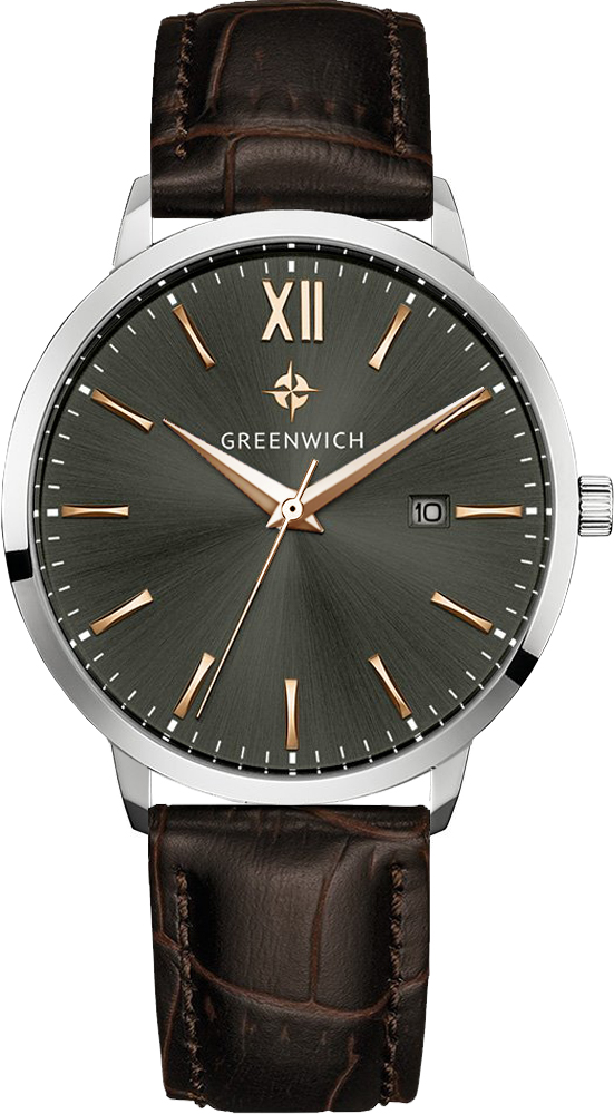Наручные часы мужские Greenwich GW 061.12.14 коричневые