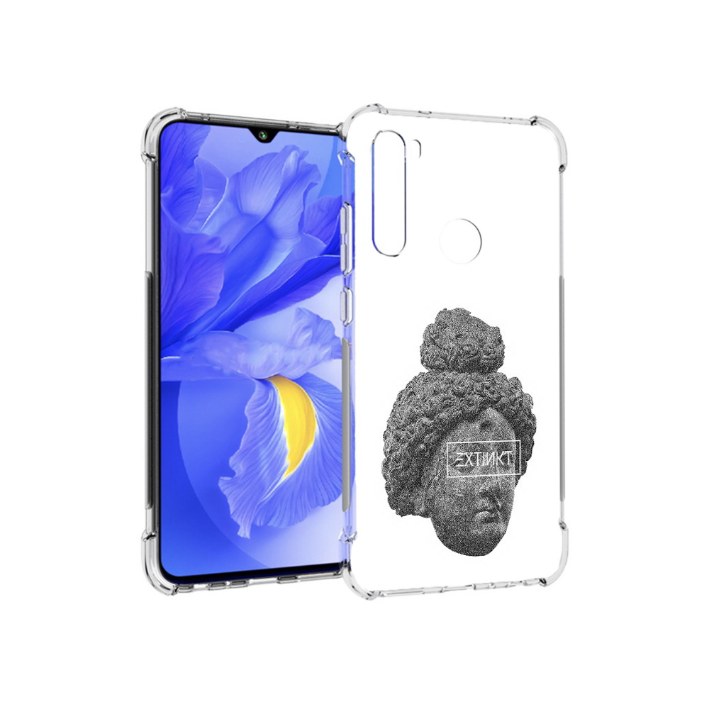 

Чехол MyPads Tocco для Xiaomi Redmi Note 8T каменное лицо девушки (PT140720.278.383), Прозрачный, Tocco