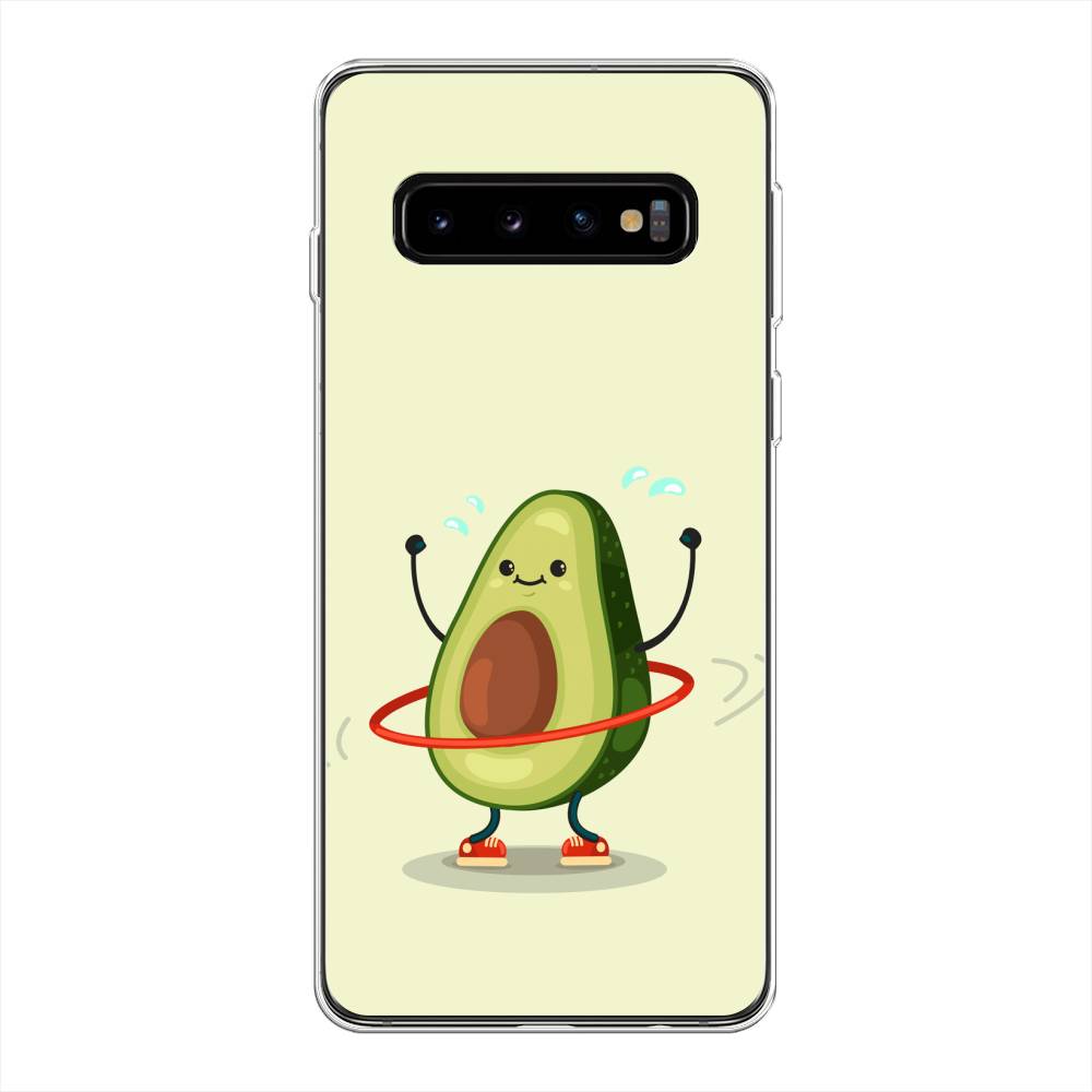 

Чехол Awog на Samsung Galaxy S10 + "Авокадо с обручем", Разноцветный, 27150-10
