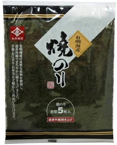 

Водоросли сушеные NAGAINORI Нори (5 листов), 45г Japan