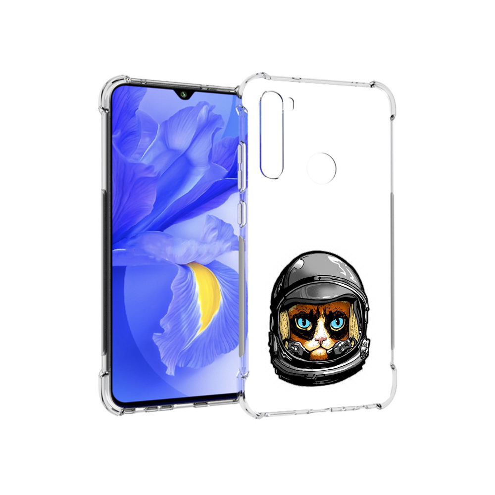 

Чехол MyPads Tocco для Xiaomi Redmi Note 8T кот космонавт (PT140720.278.400), Прозрачный, Tocco
