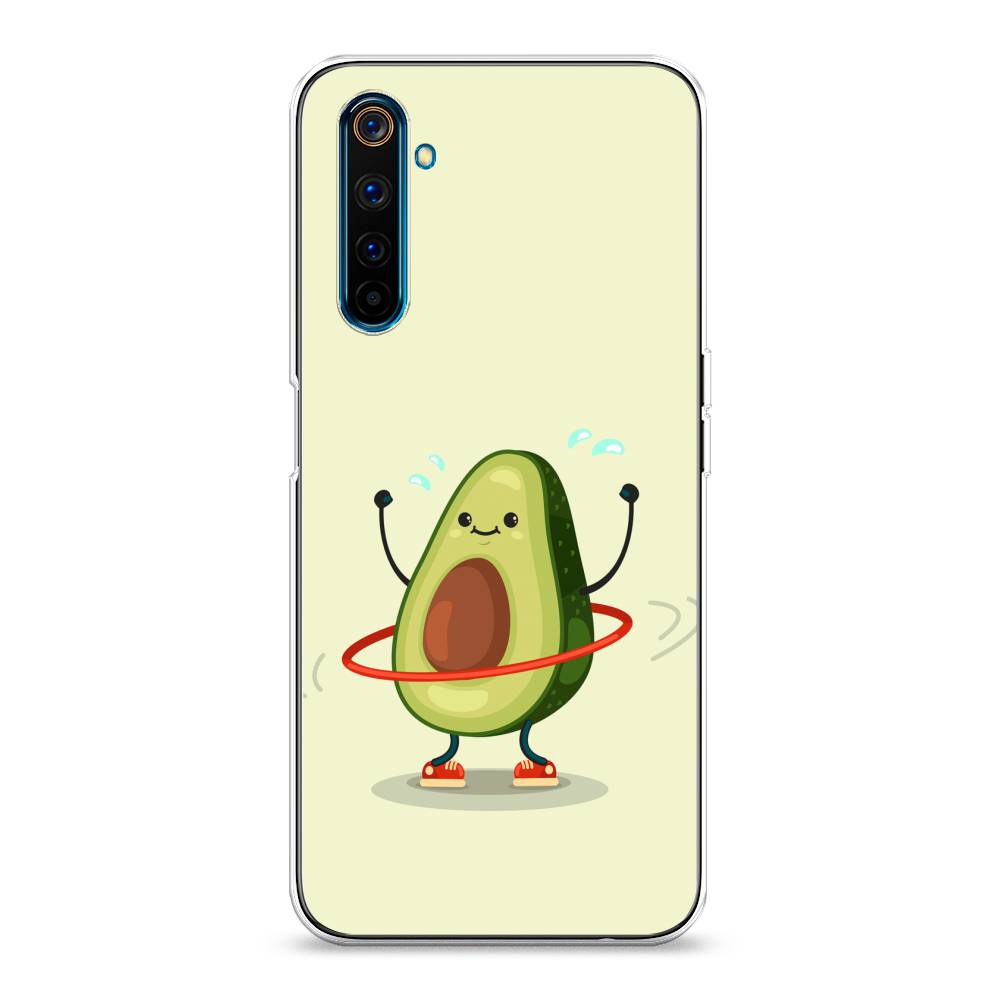 

Чехол Awog на Realme 6 Pro "Авокадо с обручем", Разноцветный, 252850-10