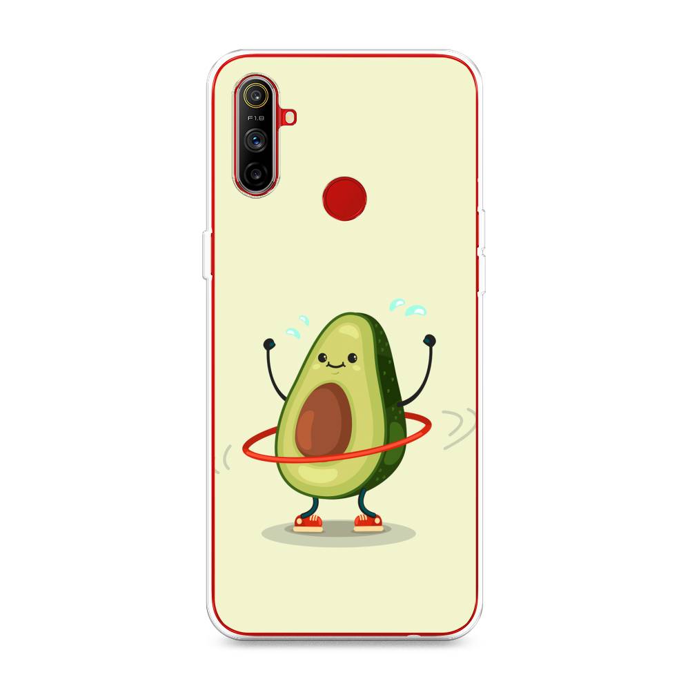 

Чехол Awog на Realme C3 "Авокадо с обручем", Разноцветный, 253050-10