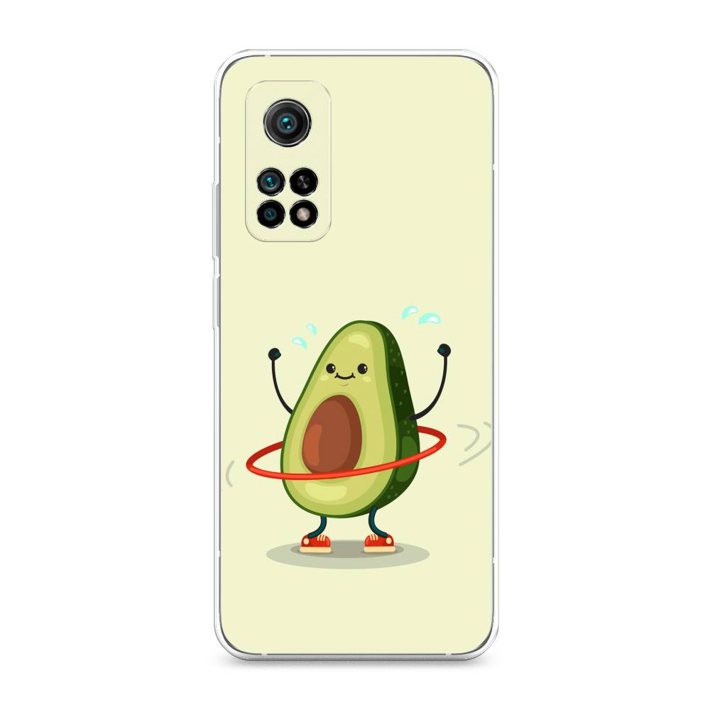

Чехол Awog на Xiaomi Mi 10T Pro "Авокадо с обручем", Разноцветный, 37750-10