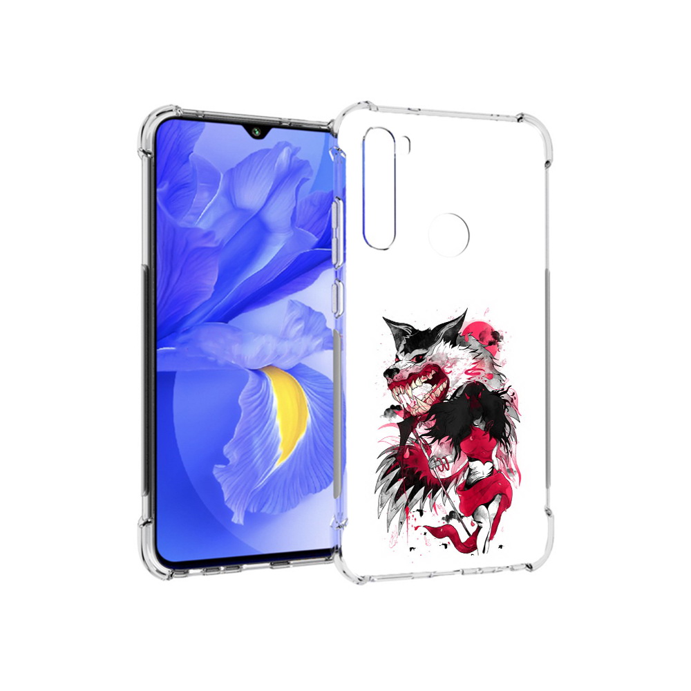 

Чехол MyPads Tocco для Xiaomi Redmi Note 8T красная шапочка (PT140720.278.410), Прозрачный, Tocco