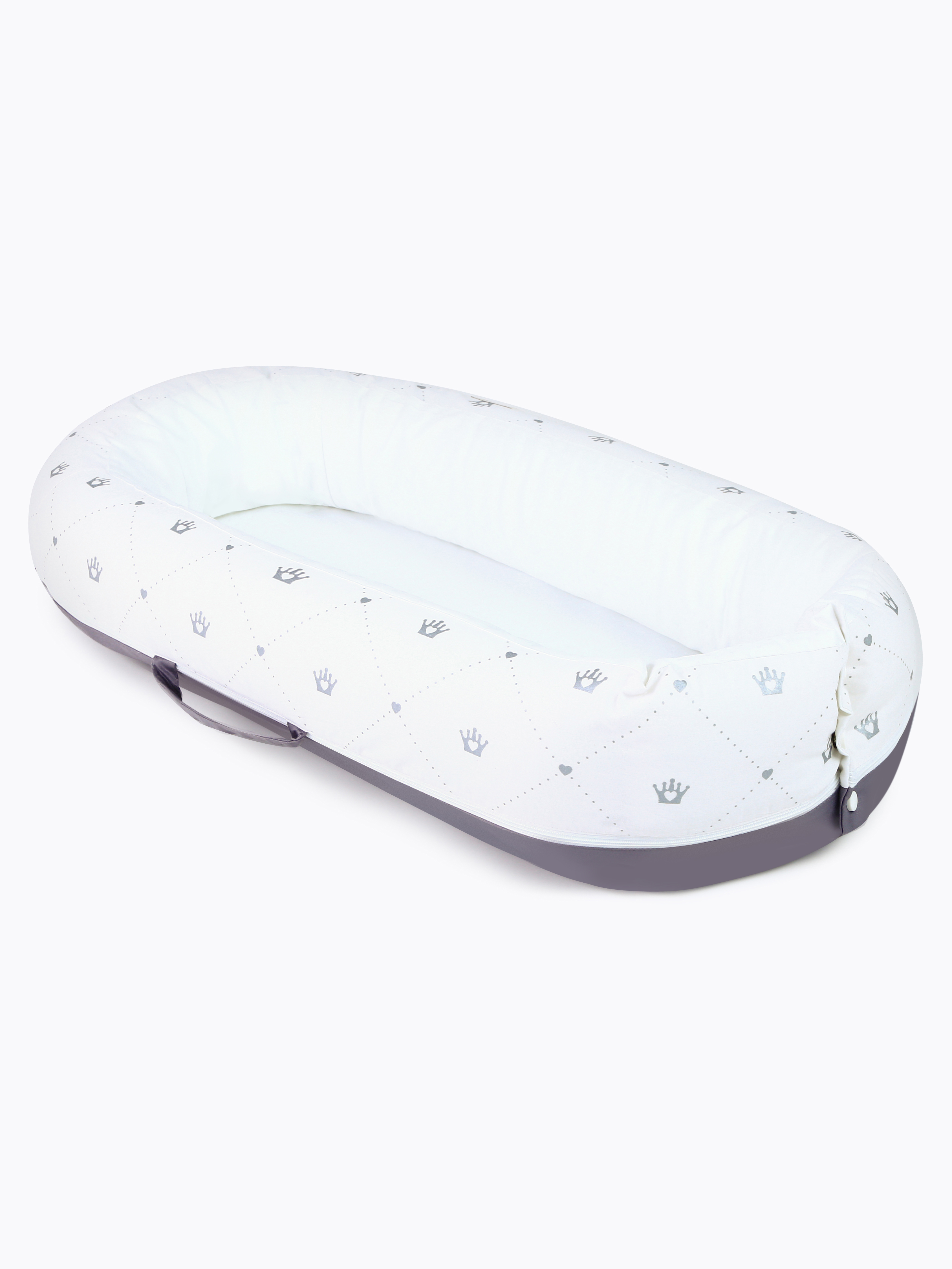 

Кокон для новорожденных Dr.Hygge HG21021/Серебро_короны, HG21021
