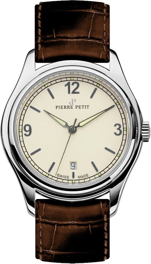 Наручные часы мужские Pierre Petit P-837B коричневые