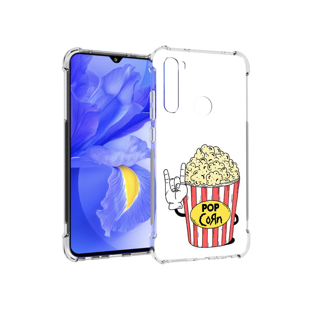 

Чехол MyPads Tocco для Xiaomi Redmi Note 8T крутой попкорн (PT140720.278.427), Прозрачный, Tocco