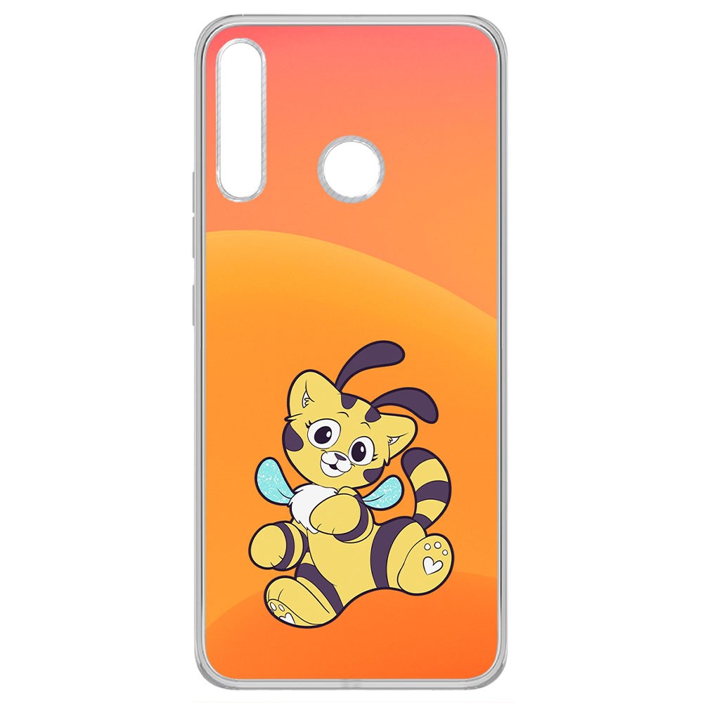 

Чехол-накладка Krutoff Clear Case Хаги Ваги - Кошка-Пчёлка для TECNO Camon 12 Air