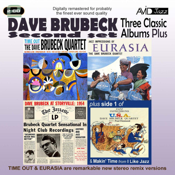 DAVE BRUBECK - Three Classic Albums Plus (Remastered) (2 CD)