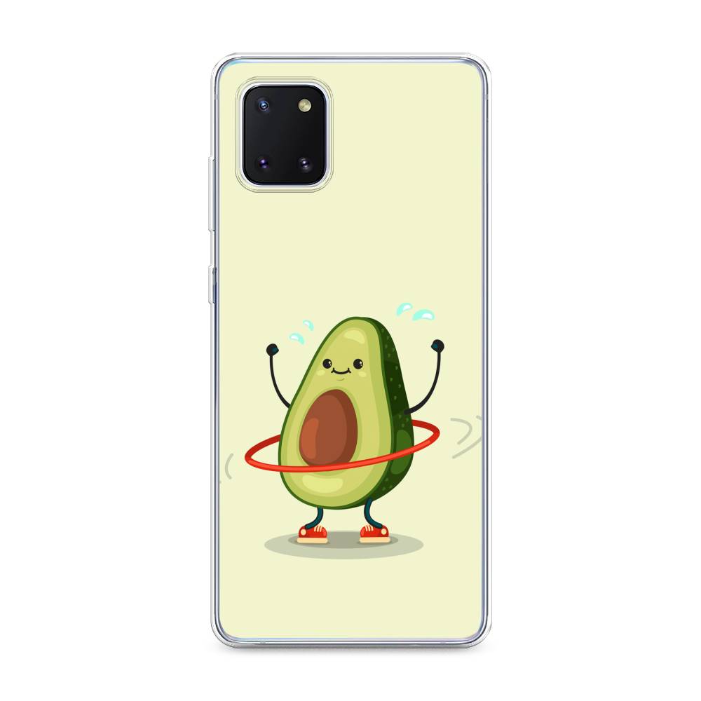 

Чехол Awog на Samsung Galaxy Note 10 Lite "Авокадо с обручем", Разноцветный, 29150-10