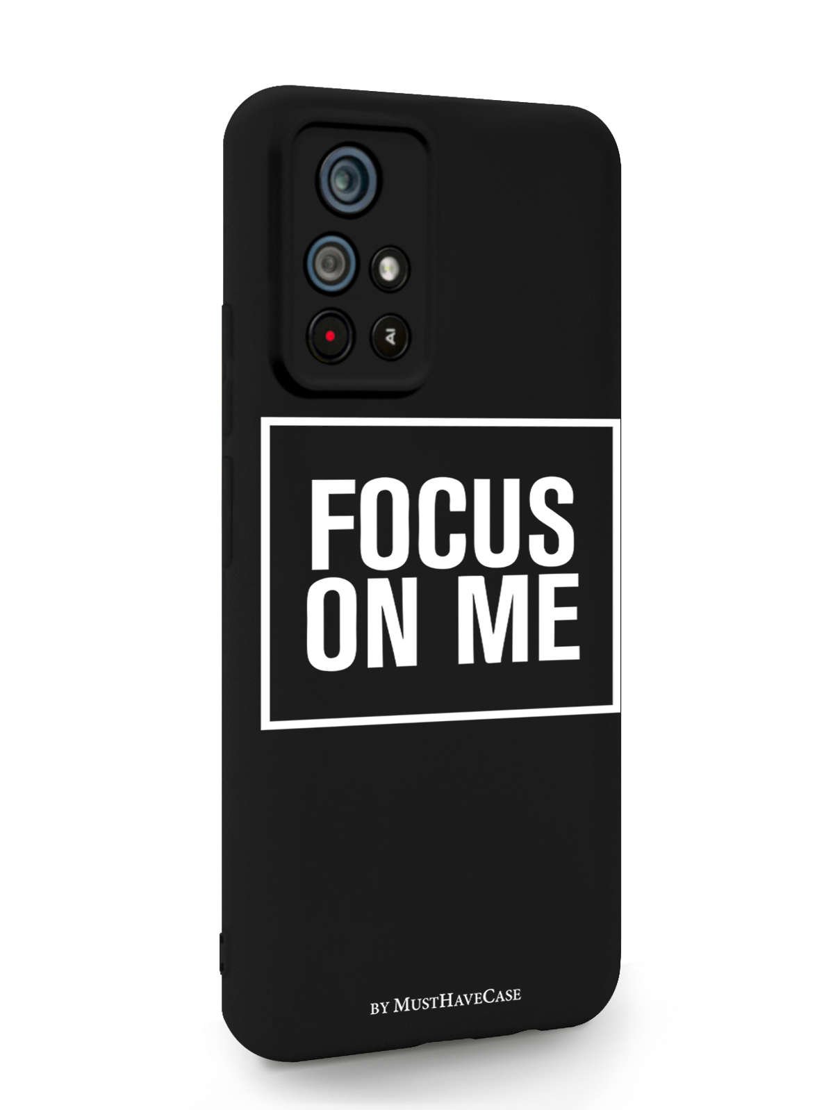 фото Чехол musthavecase для poco m4 pro focus on me черный