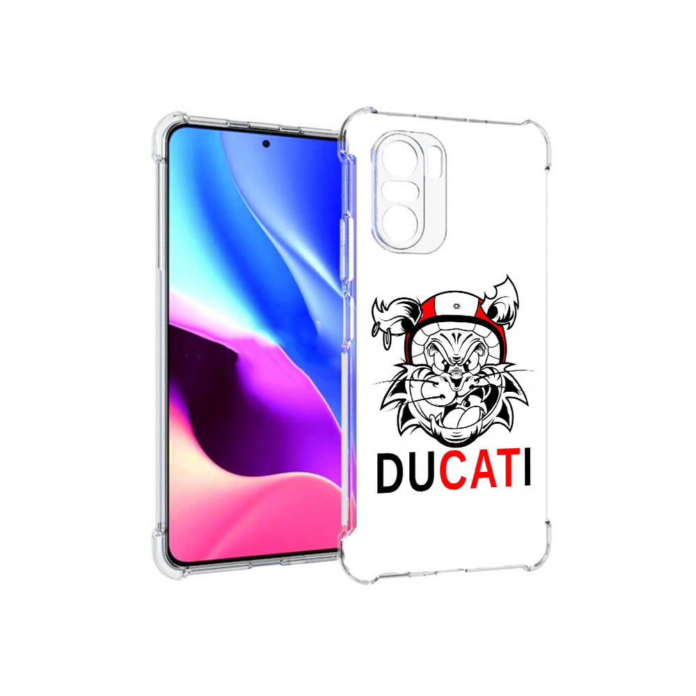 

Чехол MyPads Tocco для Xiaomi Redmi K40 дукати (PT158239.260.339), Прозрачный, Tocco