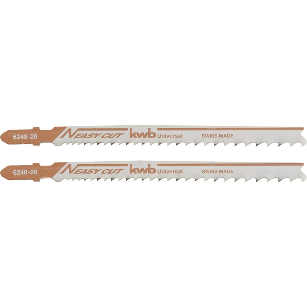 

KWB Пилки для лобзика по дереву и металлу Easy Cut, BiM T345XF S20 2шт 624820