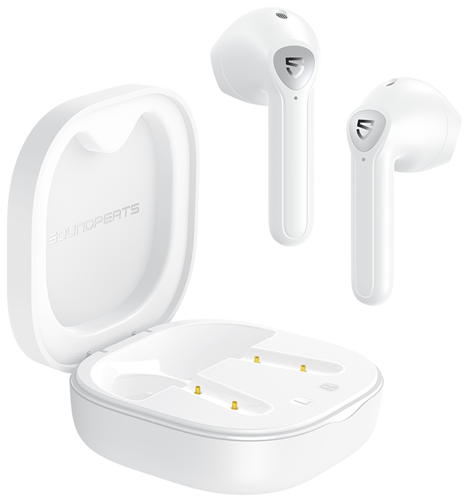 фото Бесроповдные наушники soundpeats tws trueair2 qcc3040 white