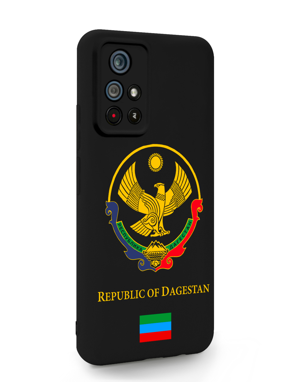 фото Чехол signumcase для poco m4 pro герб дагестана черный