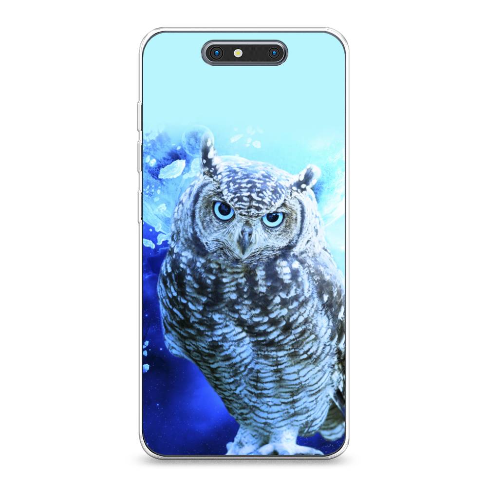

Чехол Awog на ZTE Blade V8 / ЗТЕ Блэйд V8 "Сова арт 7", Разноцветный, 131250-1