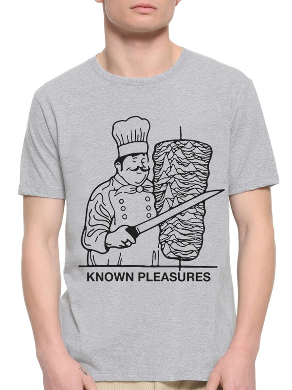 

Футболка мужская Dream Shirts Joy Division - Unknown Pleasures серая 2XL, Joy Division - Unknown Pleasures