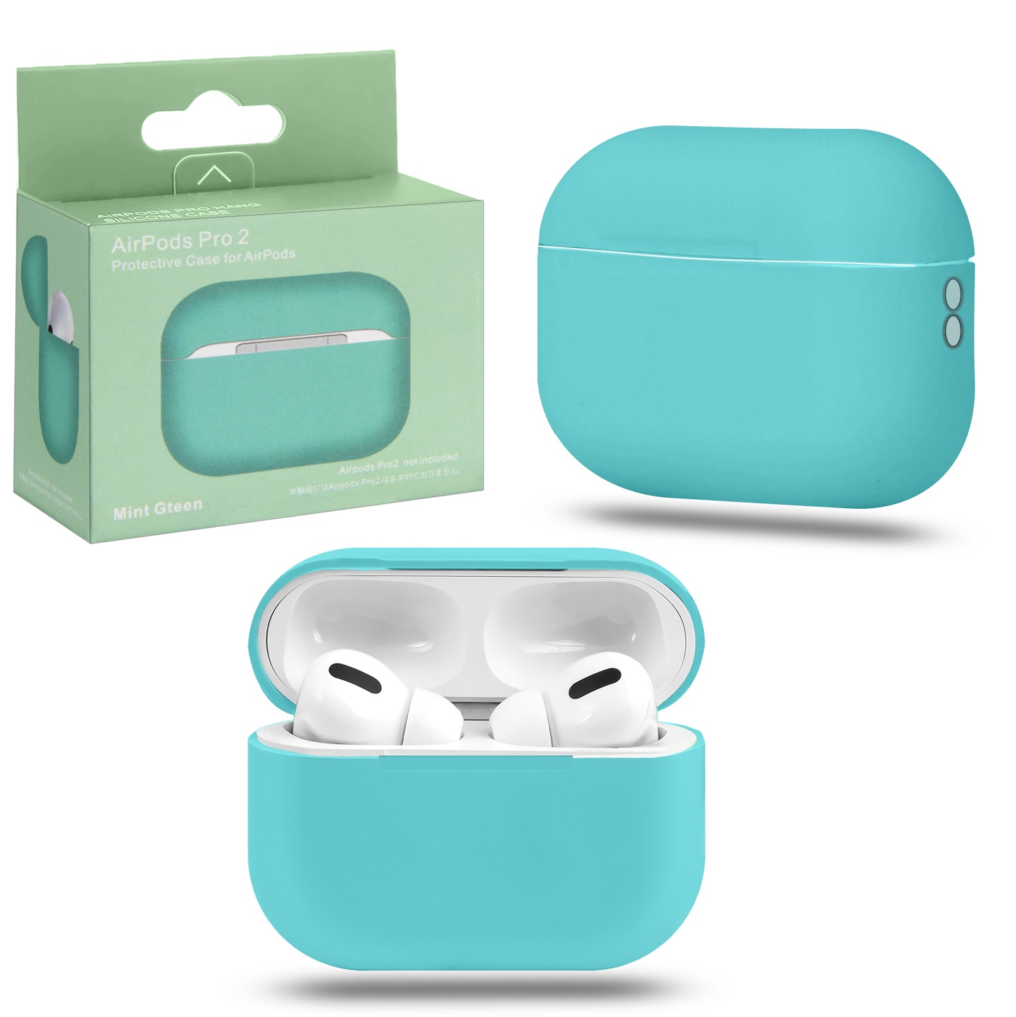 Чехол для APods Pro 2 №17 mint green (IS974794)