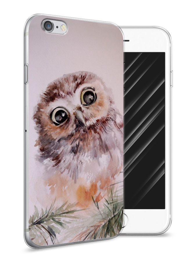 

Чехол Awog на Apple iPhone 6S / Айфон 6S "Сова на розовом", Разноцветный, 0104S50-1