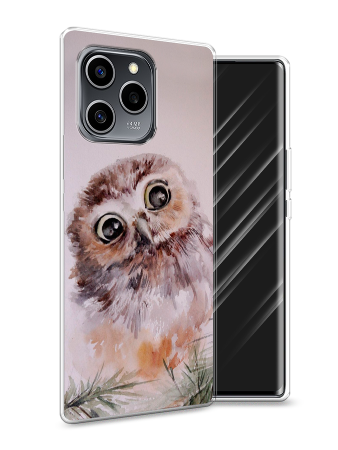 

Чехол Awog на Honor 60 SE "Сова на розовом", Разноцветный, 6108050-1