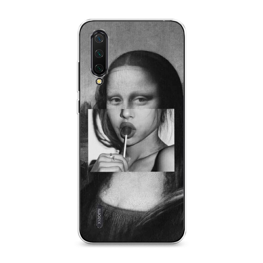 

Чехол Awog на Xiaomi Mi 9 Lite/Mi A3 Lite/Mi CC9 "Mona Lisa sucking lollipop", Разноцветный, 36750-9