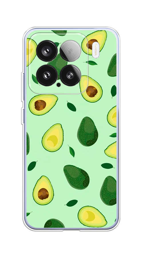

Чехол на Xiaomi 15 "Blue avocado", Коричневый;зеленый, 323650-1