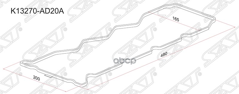 

Прокладка Клапанной Крышки Ns Yd22/Yd25#, 00- Y11/B15/W11/N16/T30/R51m Sat арт. K13270AD20