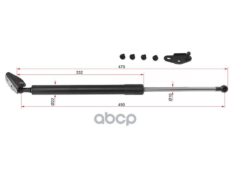 

Амортизатор Крышки Багажника Toyota Caldina #T21# 97-02 Rh (правый) Sat арт. ST-68950-8005