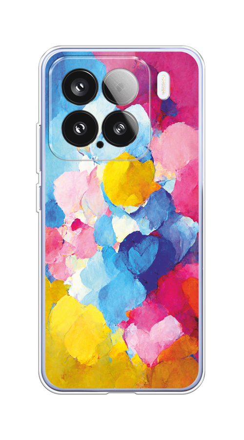 

Чехол на Xiaomi 15 "Яркие пятна", Синий;голубой;желтый;розовый, 323650-1