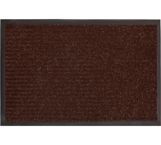 Коврик придверный 40x60 влаговпитывающий Floor mat Стандарт 450гр/1, 15мм, коричневый