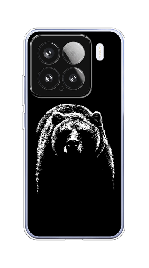 

Чехол на Xiaomi 15 "Медведь в ночи", Белый;черный, 323650-1