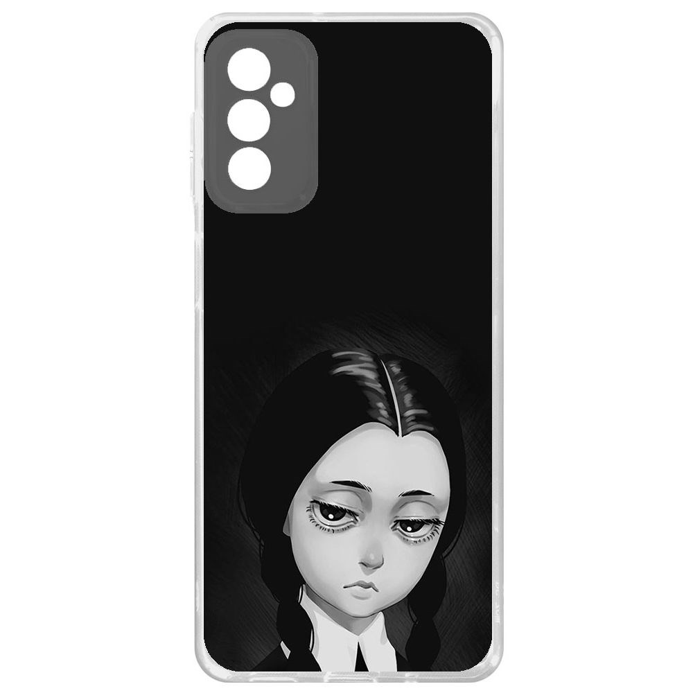 

Чехол-накладка Уэнсдей Аддамс - Рисованная Уэнсдей для Samsung Galaxy M52 (M525)