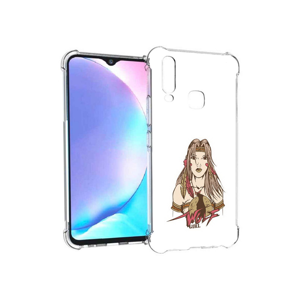 

Чехол MyPads Tocco для Vivo Y17 девушка волк (PT136369.382.306), Tocco